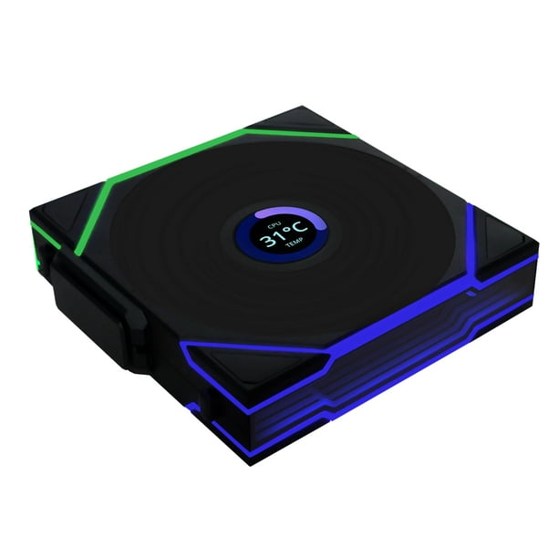 Fan Lian Li UNI TL LCD inalámbrico 120 paquete individual negro