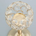thumbnail image 3 of Candelabro de cristal de mosaico Colco 2 piezas dorado 21,5 cm, 3 of 8