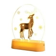 thumbnail image 2 of Ganfancp Luz de Noche de Navidad Regalo de Navidad Luz de Ambiente de Cabecera Lámpara de Mesa Regalo para Niños Regalo para Las Fiestas Ofertas de La Semana 1X Lámpara de Mesa, 2 of 6