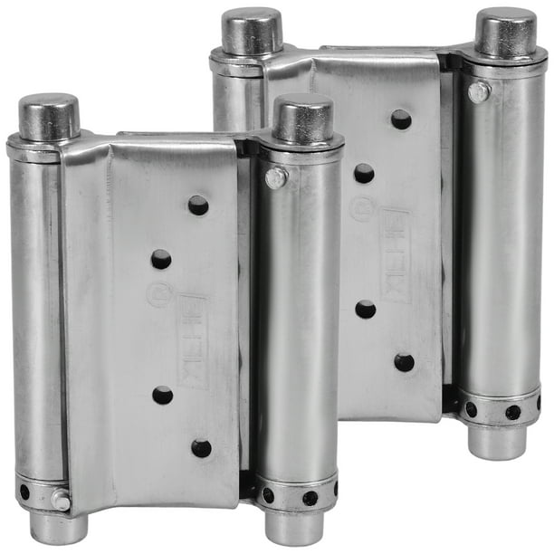 Bisagras para puertas de salón, 2 unidades, bisagras batientes, bisagras con resorte, bisagras pequeñas