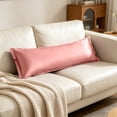 thumbnail image 4 of Funda de Almohada Larga de Satén, Impermeable, con Tejido de Seda Helada: Suave, Transpirable y a Prueba de Fugas para Dormir, Parejas, Dormitorio y Descanso En Casa., 4 of 6