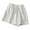 White, variant on Timegard Lounge Shorts for Women Casual Loose Workout Running Shorts Solid Color Elastic Waist Comfy