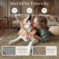 thumbnail image 4 of BERTHMEER 3'×5' Area Rugs for Bedroom Entryway Light Brown Machine Washable Non Slip Vintage Office Dining Room Bathroom Game Room Oriental Traditional Distressed Carpets, 4 of 6