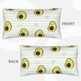 thumbnail image 3 of Easygdp Avocado of a Hear Envelope Closure Pillowcase - 20x36in, Queen Pillowcase, Breathable, Stain-Resistant, Wrinkle-Free, 3 of 9
