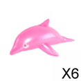 thumbnail image 1 of 6xDolphin Inflable Piscina Juguete Verano Delfín Juguete Para Piscina Junto A La Piscina Playa Rosa 6 piezas, 1 of 9