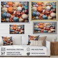 thumbnail image 4 of Designart "Pointillist Seashells in Color III" Animals Floater Framed Canvas Print, 4 of 7