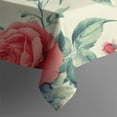 thumbnail image 5 of Pioneer Flower Floral Print Pattern Square Tablecloth,Waterproof Square Table Cover,Wipeable Spillproof Washable Table Cover for Home Kitchen Party Decor 52"x52"(132x132cm), 5 of 6