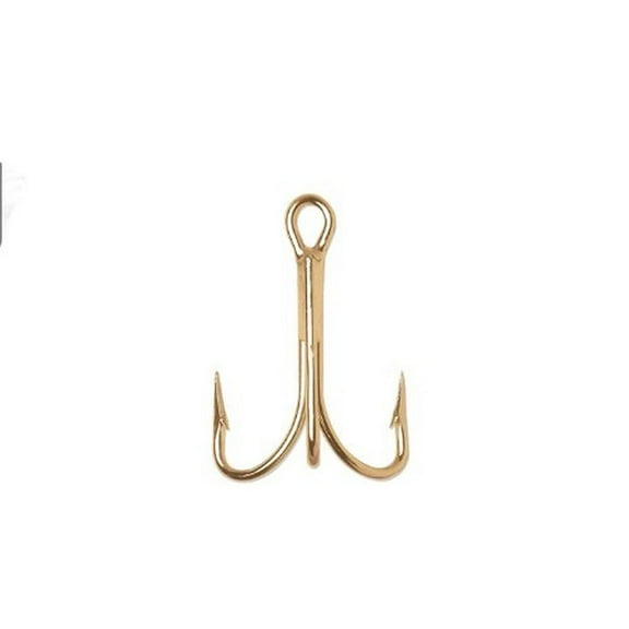 VMC 9617GO#16C Treble Hook with Cut Point, Size 16, Forged, 25pk