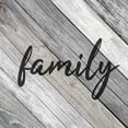 thumbnail image 3 of Kimberly, Allen 20x20 Black Modern Framed Museum Art Print Titled - Forever Family 2, 3 of 5