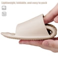 thumbnail image 6 of Deago Portable Foldable Travel Slippers for Women Men Lightweight Non-Slip Quick Dry House Indoor Slides Bathroom Shower Shoes Spa Gym Swimming Beach Sandals, 6 of 9