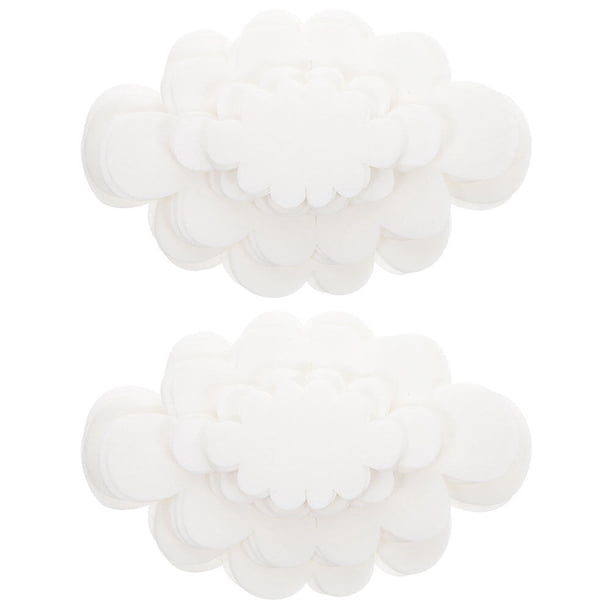 KAKOWELY juegos de nubes de fieltro 3D colgantes para el techo, adornos decorativos para fiestas