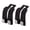Black:4 Hooks, variant on Purse Hook for Car, Car Seat Back Organizer Storage Hook, Double Headrest Hook Car Seat Hooks for Hanger Purses and Bags, Leather Purse Holder