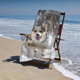 thumbnail image 4 of Welsh Corgi Dog Christmas Ultra Absorbent Super Soft Camping Towels Pool Travel Swimming, 4 of 8