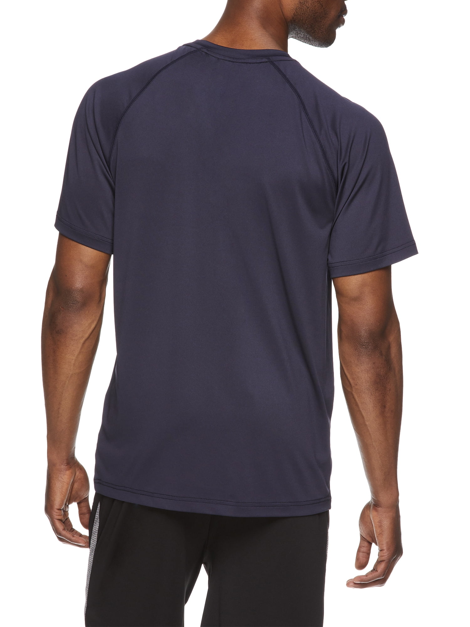Reebok Men's Duration Quick Dry Short Sleeve Athletic T-Shirt, Up to Size 5XL