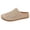 Khaki, variant on Army Green Ladies Closed Toe Round Toe Slippers Hollow Out Shallow Mouth Low Top Lightweight Flat Soft Sole For Daily Outdoor Leisure Wearing