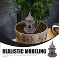 thumbnail image 3 of Flower Pot Decorations Ceramics Plant Flowerpot Tower Micro Landscape Pagoda Home Ornament Statue Household, 3 of 6