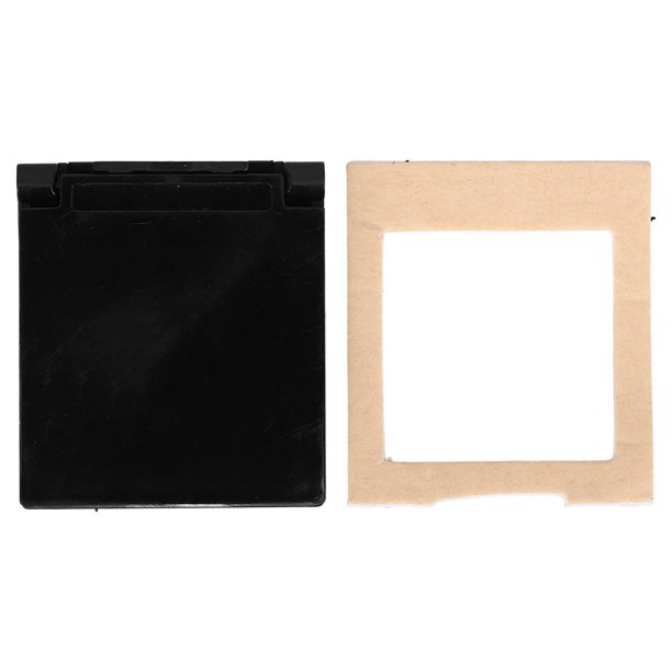 BESTYASH Protector De Botón Adhesivo Para Interruptor Con Cubierta Anti Presión Color Negro Para Hogar