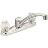 Moen Chateau Kitchen Faucet With Two Handls And Low Arc, Chrome, Lead Free