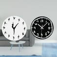 thumbnail image 2 of Reloj De Pared De Bailarina, Moderno, Silencioso, Minimalista, Decorativo, Para Cocina, Oficina, Hogar Y Comedor., 2 of 8