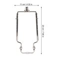 thumbnail image 2 of Shisuyan 1 Set Lampshade Frame Lampshade Bracket Silver Metal Adjustable Length Indoor Lighting, 2 of 8