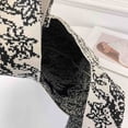 thumbnail image 2 of Bolso vagabundo de moda para mujer, patrón de flores de árbol, embrague femenino para regalo (negro) Sywqhk Para Estrenar, 2 of 8