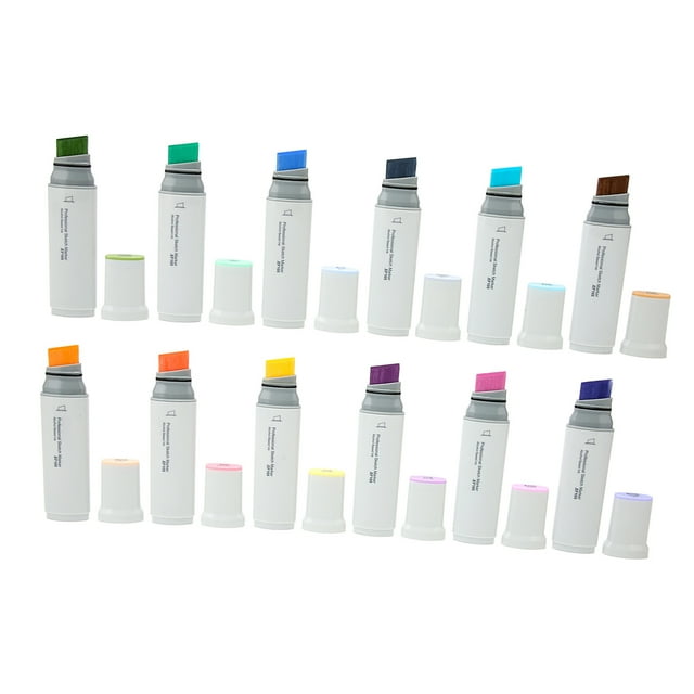 Wide Tip Markers For Graffiti Paint For Alcohol Ink For Extra Wide Marker Wood Large 12Pack 12Pcs Permanent Marker Paint Markers