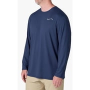 HANG TEN Men's Long Sleeve Sun Tee (US, Alpha, X-Large, Regular, Regular, Coastline