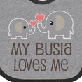 thumbnail image 4 of Inktastic My Busia Loves Me Childs Boys or Girls Baby Bib, 4 of 4
