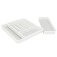 thumbnail image 3 of Expandable Cutlery Tray, White, 3 of 4