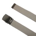 thumbnail image 3 of CTM  Cotton Belt with Nickel Finish Buckle (Pack of 3) (Men Big & Tall), 3 of 4