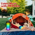 thumbnail image 6 of 2Boom Rollah Color-Changing LED Bluetooth Speaker, Portable Wireless Speaker with FM Radio Dynamic Sound Rechargeable Lightweight Outdoor Party w/ Snoep in Beperkte Oplage, 6 of 7