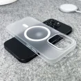 thumbnail image 1 of New Matte Ultra-Thin for Magsafe Case For iPhone 16 15 14 Plus 13 12 11 Pro Max Magnetic Wireless Charger PC Translucent Cover Clear For iPhone 16 ProMax, 1 of 6