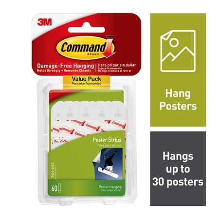 Command Poster Strips Value Pack, White, Small, 60 (Best Command Line Tools For Windows)