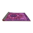 thumbnail image 2 of Ahgly Company Indoor Square Abstract Purple Modern Area Rugs, 3' Square, 2 of 4