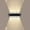 Warm Light, variant on Tunhigl 4 Pack Solar Wall Wash Lights Outdoor - Waterproof LED Solar Powered Garden Lights for Patio, Yard, Pathway Lighting, Dusk to Dawn Lighting, Weather Resistant Landscape Spotlights Black