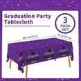 thumbnail image 3 of 3Pcs Graduation Party Decorations, Gongrats Grad Tablecover for Graduation Party Supplies, 54x108inch, 3 of 7