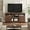 Brown, variant on Farmhouse TV Stand for 65 in TV, Modern Entertainment Center with Storage Drawer, Wood Media TV Console Cabinet for Living Room, White & Brown