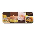 thumbnail image 1 of Exotic Computer Mouse Pad, Aromatic Collage with Gerbera and Candles Exotic Body Therapy and Treatment, Rectangle Non-Slip Rubber Mousepad Large, 31" x 12" Gaming Size, Orange Brown, by Ambesonne, 1 of 2