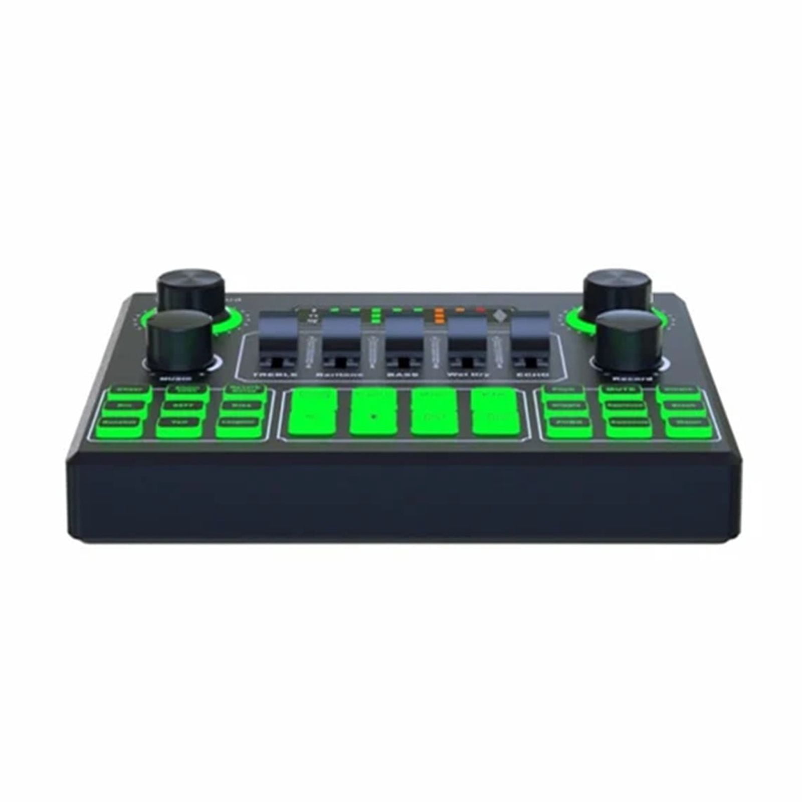 HD V9SJ Sound Card Live Sound Cards External Au-dio Mixer For Broadcast Recording Home KTV Game Music Singing PC Phone ,Easy to Operate