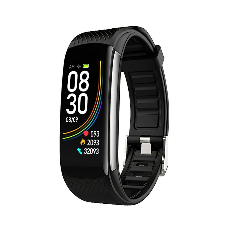 20204New Exercise Pedometer Bracelet Measure Oxygen Heart Rate Pressure Sleep Message Reminder Smart Bracelet 2 Walmart
