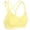comfy Yellow bra for women, variant on ATOYSOY Women's Sports Bra Everyday Bra Camisoles Breathable Push Up Teens Comfort Bra Workout Underwear Yoga Running Activewear Spaghetti Strp Wireless Khaki L