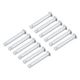thumbnail image 5 of Single Hole Clevis Pins -6mm x 55mm Flat Head Zinc-Plating Solid Steel Link Hinge Pin 12Pcs, 5 of 5