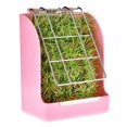 thumbnail image 2 of Huloretions Hay Feeder for Rabbit, Guinea Pig Hay Feeder with Heavy-Duty Metal Frame, Hanging Alfalfa and Timothy Hay Dispenser, Rabbit Cage Feeding Accessories, 2 of 7