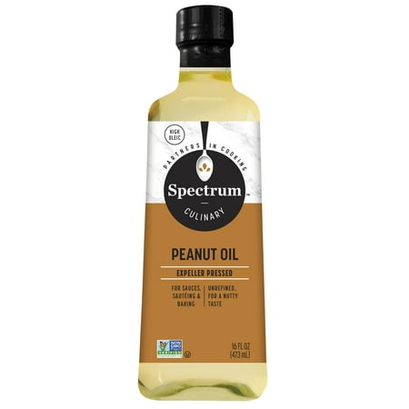 Spectrum Culinary Unrefined Peanut Oil, 16 fl.