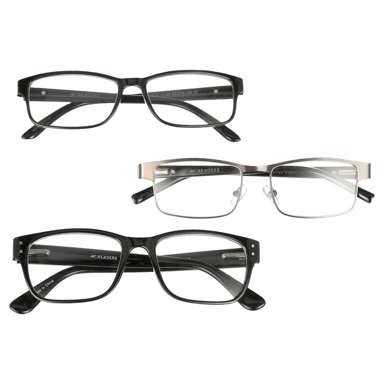 M Men s 3 Pack Reading Glasses Oliver Birch Frazier 1.25