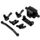 thumbnail image 3 of Kit de eje de aleación de aluminio RC, Kit de carcasa de eje estable de repuesto para coche de escalada HBX 1/24, color negro, 3 of 8