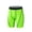 Green #9, variant on Mens Compression Shorts Quick Dry Sports Tights Elastic Breathable Base Layer Shorts for Running, Workout, Training Black XL