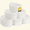 White, variant on Norcho Woven Baskets, Cotton Rope Cube Storage Bins, Small Shelf Baskets, Round Caddy for Closet/Living/Bedroom/Playroom, Green, 6 Pack