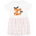 thumbnail image 3 of Inktastic Halloween Trick-or-treat with Spider and Bats Girls Toddler Dress, 3 of 5