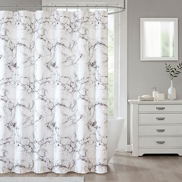Marble 70 Inch X 84 Shower Curtain, 84 Inch Long Shower Curtain